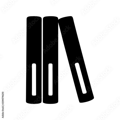 Stack of Three Legal Folders with White Labels on Transparent Background Vector Illustration