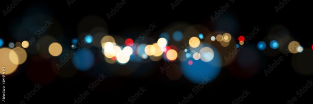 Obraz premium Soft glowing multicolored circles creating a beautiful bokeh vector background design