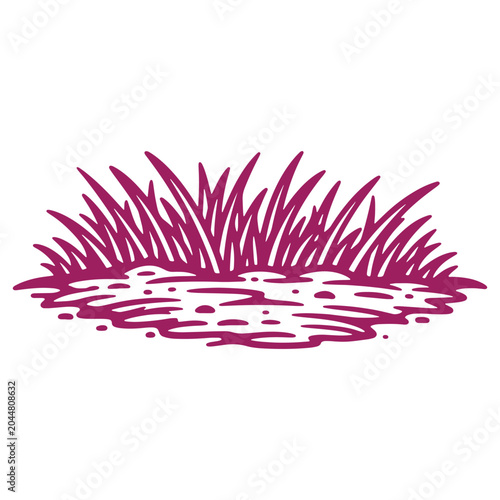 Vibrant Purple Sea Urchin Illustration Isolated on Transparent Background for Marine Life Projects