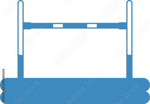 Cute cartoon a illustrator vector high jump