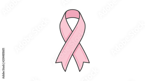 Foto Pink Ribbon Symbol for Breast Cancer Awareness
