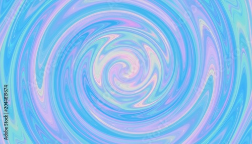 Tableau sur toile A vibrant abstract swirl of blue and purple hues creates a mesmerizing visual effect