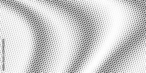 Abstract halftone pattern formed by black and white circles of different size.Vector illustration of a dotted background