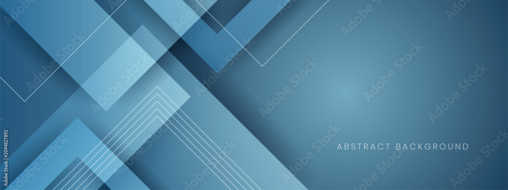 Naklejka premium Futuristic Digital Technology Background with Overlapping Shape Grid and Circuit Line Accent.