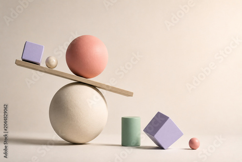 Giant Sphere Balance Composition