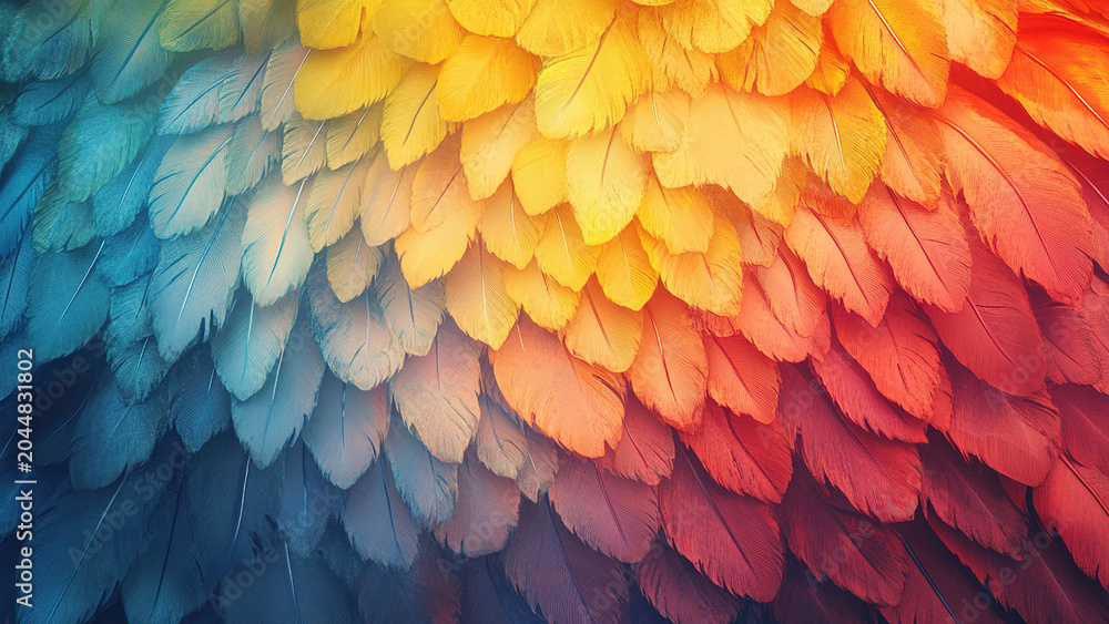 Obraz premium colorful wing texture 