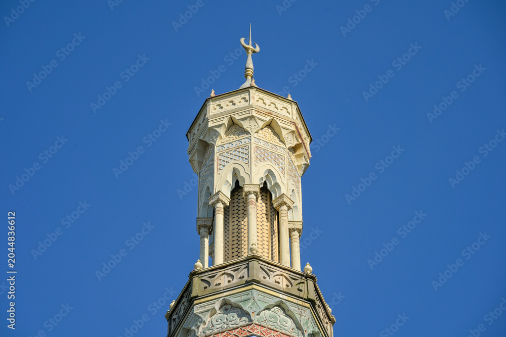 Obraz premium Moschee, Pumpwerk, Dampfmaschinenhaus, Breite Straße, Potsdam, Brandenburg, Deutschland