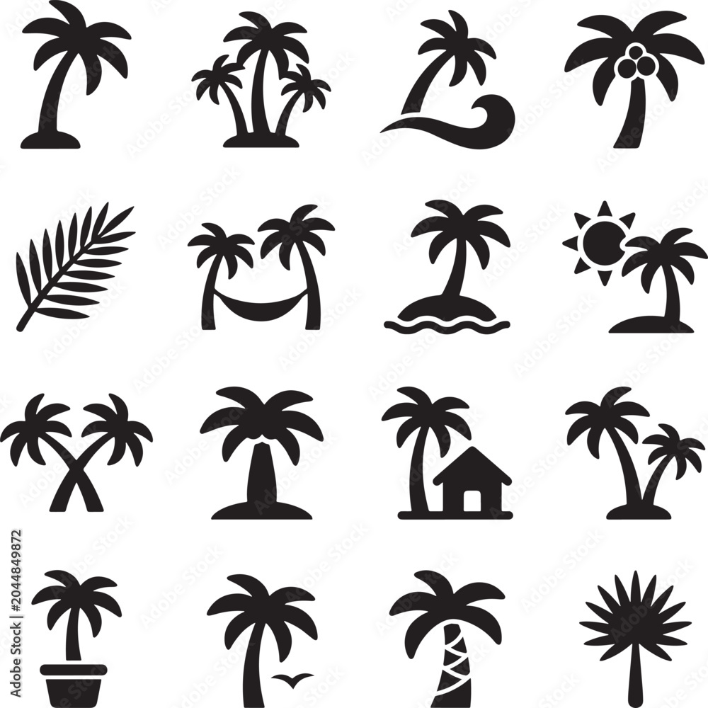 Naklejka premium Black and white botanical line of various plants and flowers botanical line plants