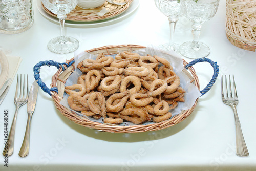 Torcetti aostani or torcetti di Aosta is a typical cake  from Aosta village in Valle d’ Aosta Italy