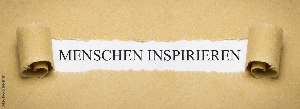 Obraz premium Menschen inspirieren