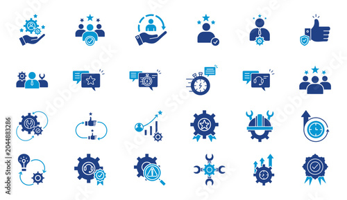 Service  icon pack flat contains nService, technician, assistance, inquiry, quality, maintenance, online help, customer, repair, response, Satisfaction, Responsiveness