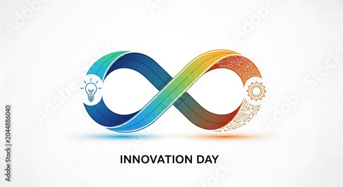 Innovation Day Concept with Infinity Symbol.