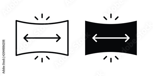 Foto Stretchy icon in different style. vector flat and outlined icons