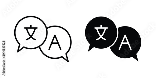 Photos Translator icon in different style