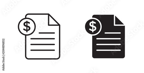 Slika na platnu Bill paid icon for website, apps and UI.