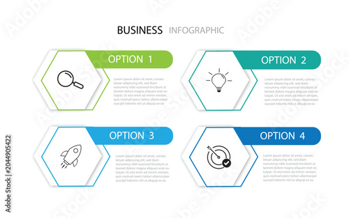  4 Step timeline journey, infographics design template vector illustration.	timeline infographic.