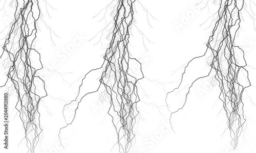 Obraz na płótnie Neuron dendrite connections, neural network illustration for biology and neurosc