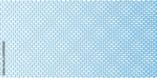 Принти на полотні Light blue woven texture with small squares and gradient effect on background