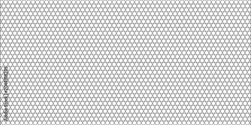 Tableau sur toile Geometric pattern of black triangles
