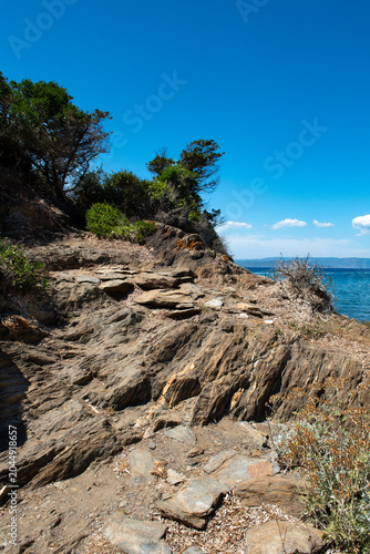 île de Port Cros au large de Hyères, Var
