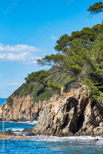 île de Port Cros au large de Hyères, Var