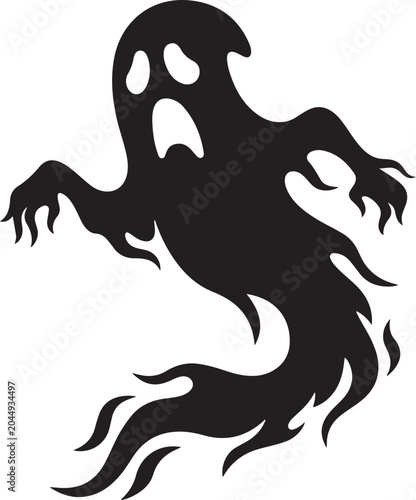 Fényképezés Spooky ethereal specter, a terrifying apparition, embodies the chilling concept