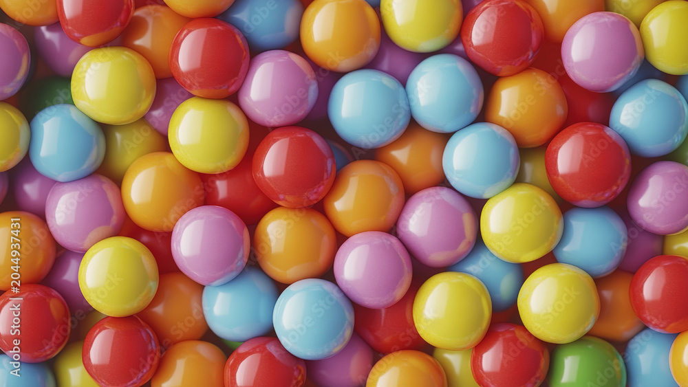 Obraz premium colorful candy sprinkles background