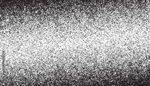 Foto Grunge horizontal gradient grain texture with heavy black borders and white center for cinematic effects