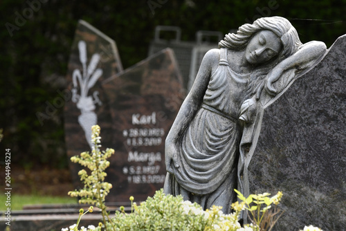 Konstfotografi trauerstatue
