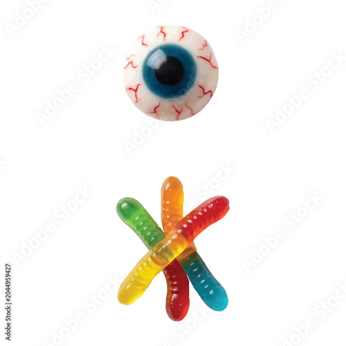 Close up Human Eye with Vibrant Rainbow Cross Symbolizing Diversity and Vision