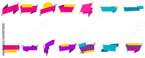 Photography Colorful Sale Banners and Labels