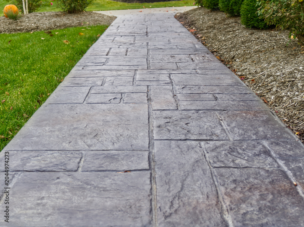 Fototapeta premium Treated walkway