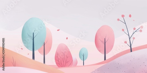 Minimalist illustration for a design agency subscription website header