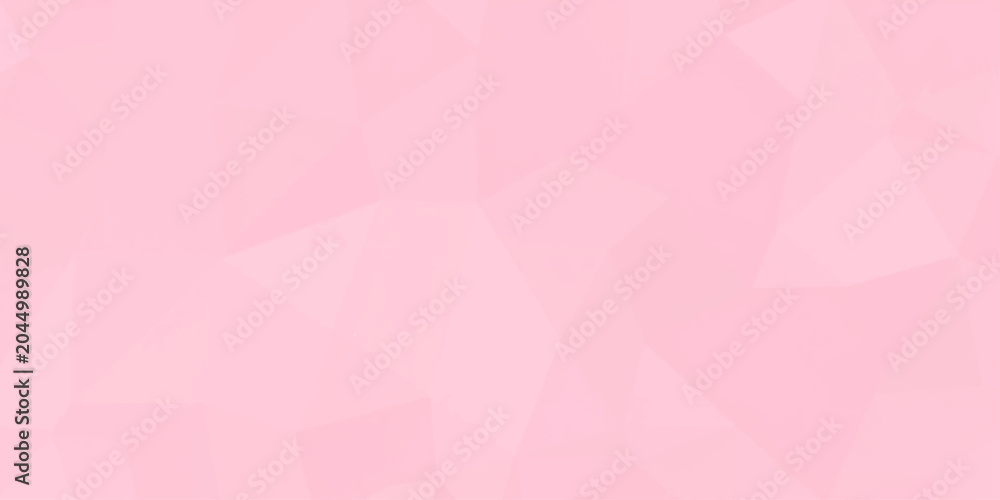 Obraz premium A soft pink abstract background with polygonal geometric shapes creates a gentle, ethereal ambiance, perfect for design.