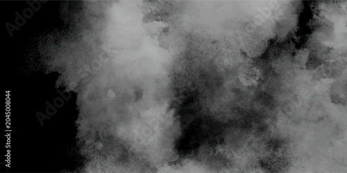 Принти на полотні Abstract black fog design with smoke texture overlays