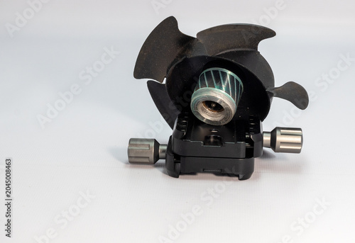Konstfotografi impeller with rotor, part of the cooler's disassembled components, for studying