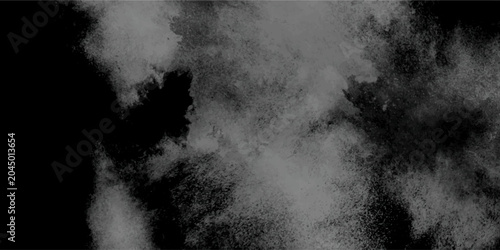 Canvastavla Abstract black fog design with smoke texture overlays