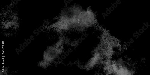 Fotografi Abstract black fog design with smoke texture overlays