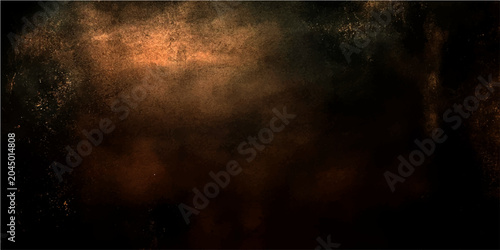 Schilderij op canvas Abstract background with smoky texture and warm, fiery tones evokes a sense of mystery, intensity, and primal energy