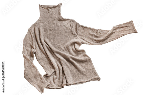 Netting sweater isolated