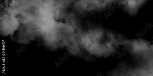 Fotografie Abstract black fog design with smoke texture overlays