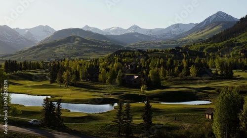 Cinematic View Of Colorado Mountain, USA