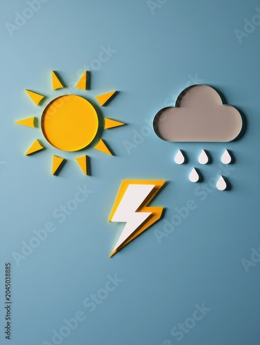Weather Icons Illustration