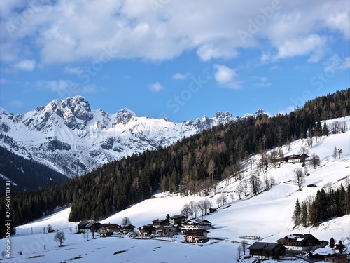 Winter in the Austrian Alps