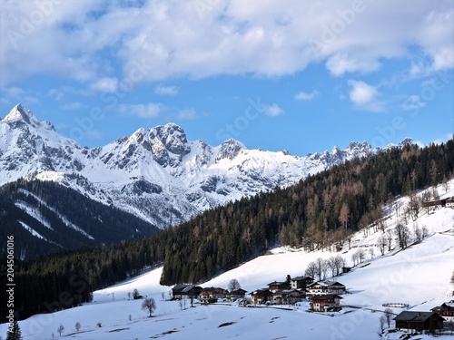 Winter in the Austrian Alps