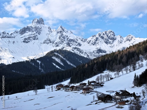 Winter in the Austrian Alps