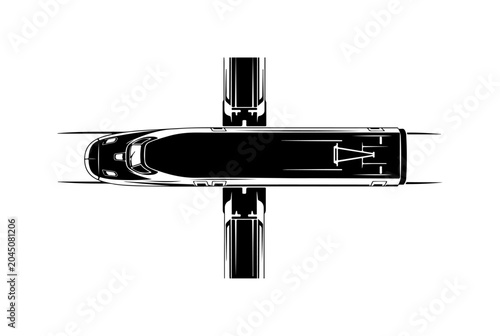 black, sleek, futuristic, spaceship, sci-fi, vehicle, illustration, vector graphics