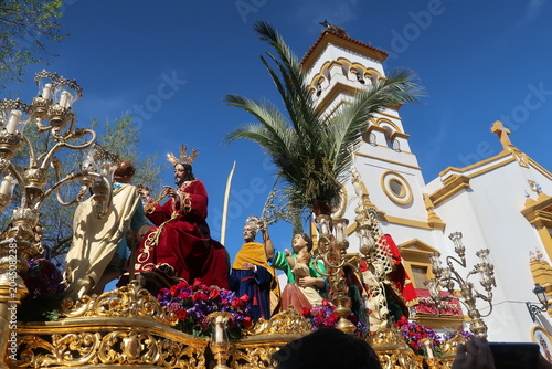 Foto The Holy Week (Semana Santa) processional float