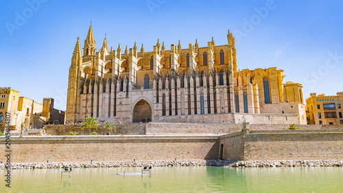 Slika na platnu Palma de Mallorca by the Sea, Light and Stone Mediterranean Soul