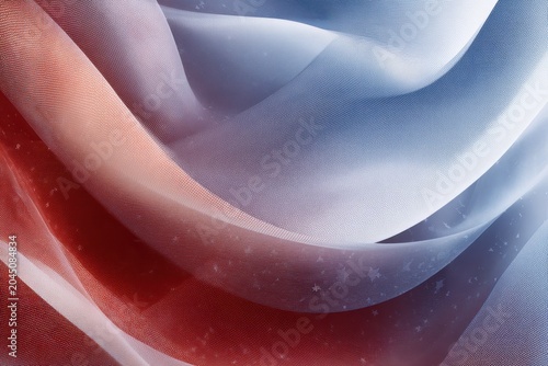 Elegant patriotic background with color blocks and soft glow for decor